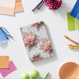 Soft Pastel Floral iPad Case – Elegant Botanical