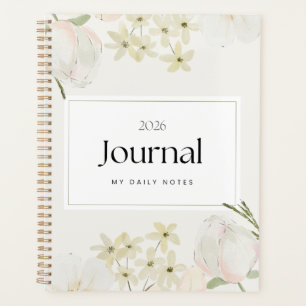 Soft Pastel Floral & Minimalist Elegant Aesthetic Planner