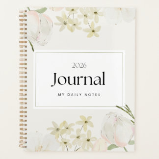 Soft Pastel Floral & Minimalist Elegant Aesthetic Planner