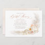 Soft Pastel Flowers and Pampas Grass Bridal Shower Invitation