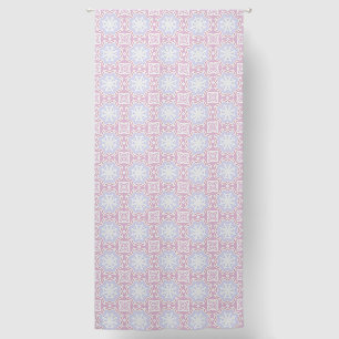 Soft Pastel Geometric Curtain – Pink & Lavender