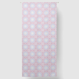 Soft Pastel Geometric Curtain – Pink & Lavender