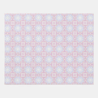 Soft Pastel Geometric Rug – Pink & Lavender