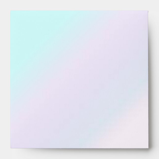 Soft Pastel Gradient Square Envelope (Front)