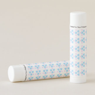 Soft Pastel Heart Pattern Lip Balm