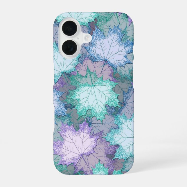 Soft Pastel Leaves Iphone Case (Back)