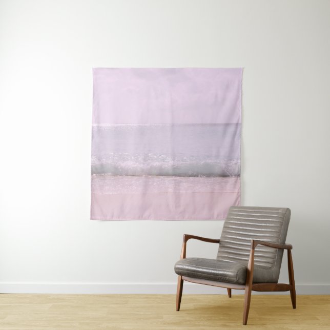 Soft Pastel Ocean Waves 5 Tapestry (In Situ)