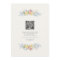 Soft Pastel Ornate Spring Floral QR Code Wedding