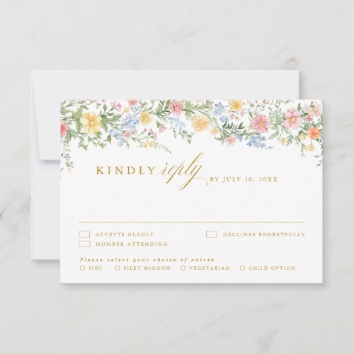 Soft Pastel Ornate Spring Garden Gold Wedding