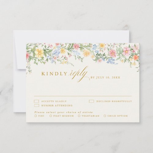 Soft Pastel Ornate Spring Garden Gold Wedding