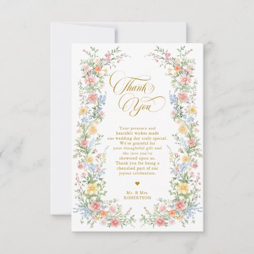 Soft Pastel Ornate Spring Garden Gold Wedding