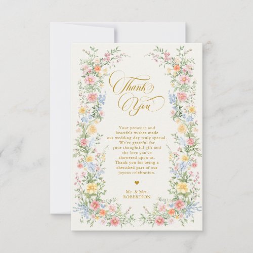 Soft Pastel Ornate Spring Garden Gold Wedding