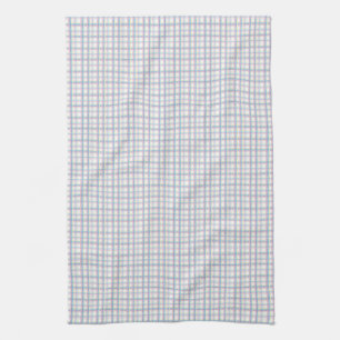 Soft Pastel Plaid Towel