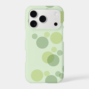 Soft Pastel Sage Green Translucent Polka Dot Phone iPhone 17 Pro Case
