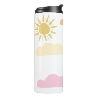Soft Pastel Skies  Thermal Tumbler