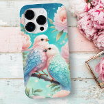 Soft Pastel Song Birds With Peonies  Case-mate Iphone 14 Pro Case at Zazzle