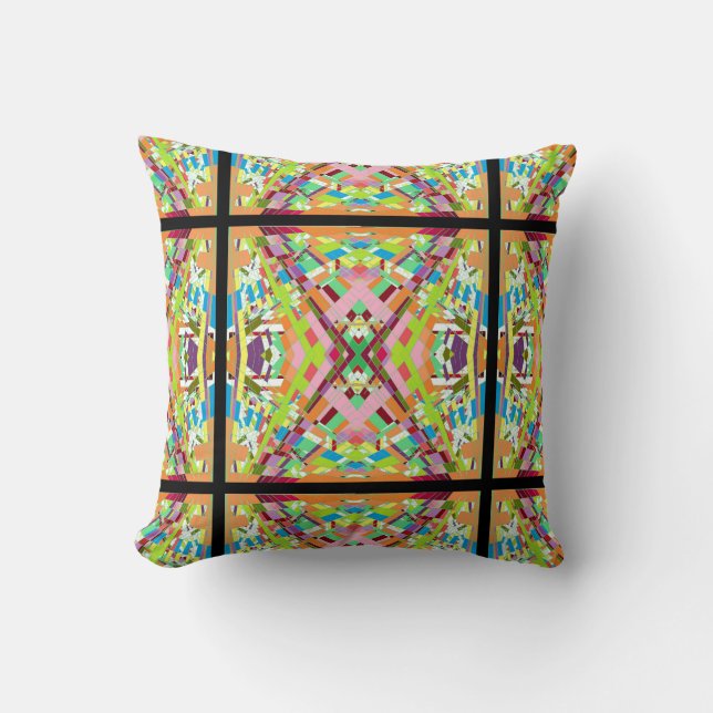 Soft Pastel Throw Pillow (Front)