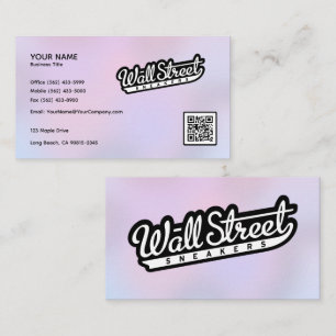 Soft Pastel Watercolor Business Card