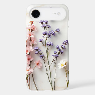 Soft Pastel Wildflowers Stained Glass Floral Art  iPhone 17 Air Case