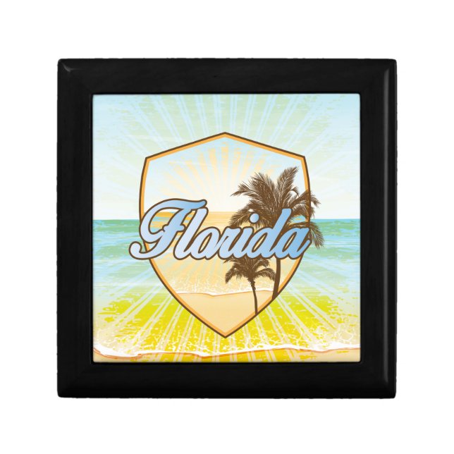 Soft Pastels, Beach, Palms Gift Box (Front)