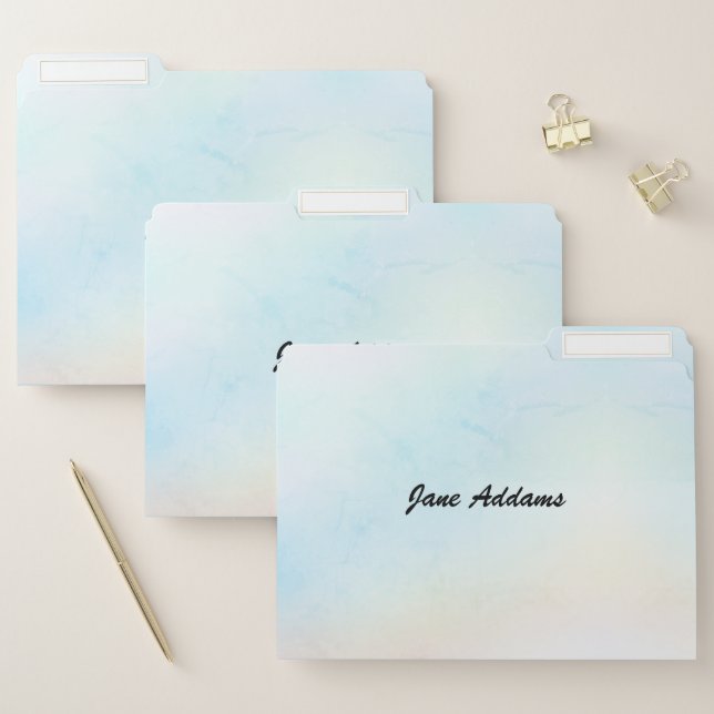 Soft Pastels File Folder (Set)