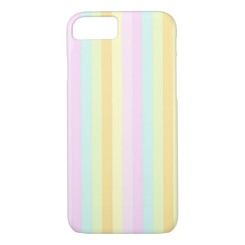 Soft Patels Vertical Stripes Pattern iPhone 87 Case