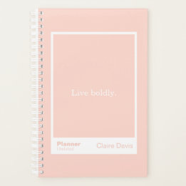 Soft Peach Block Quote | Fully Customizable Planner