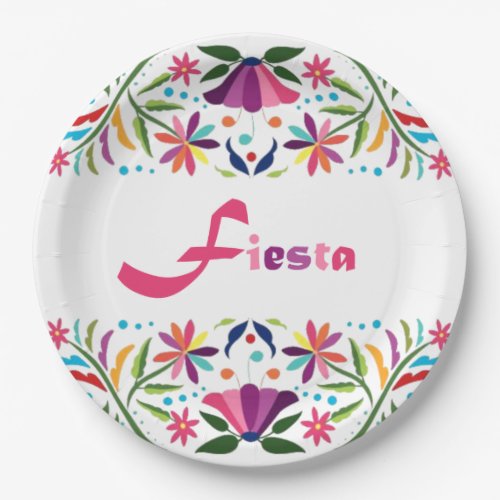 Soft Petal Fiesta HHM Party Paper Plates