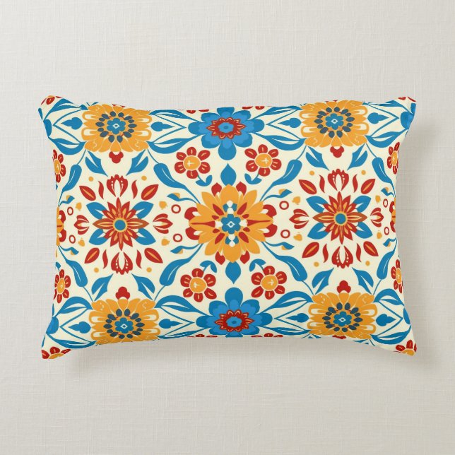 Soft Petal Whispers Accent Pillow (Front)