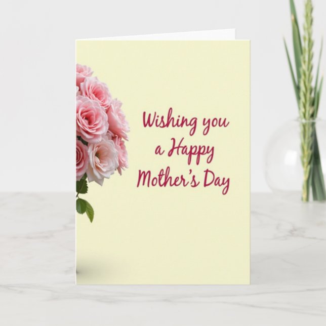Soft Petals Mothers Day Card (Front)
