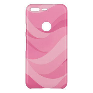 Soft Pink Abstract Waves Pattern Uncommon Google Pixel Case