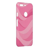 Soft Pink Abstract Waves Pattern Uncommon Google Pixel Case (Back/Right)