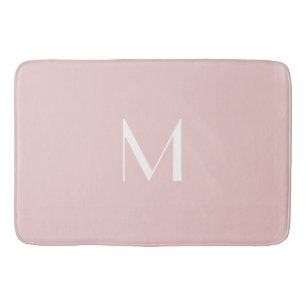 soft pink - add monogram bath mat