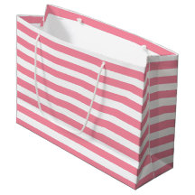 Soft Pink and White Stripes