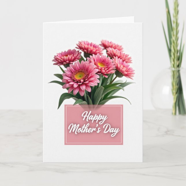 Soft Pink Blossom Card (Front)