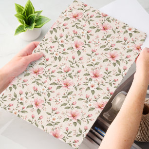 Soft Pink Cherry Blossom Floral Seamless Pattern Envelope Mailers