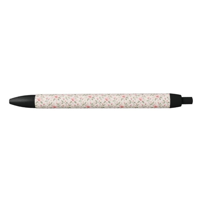 Soft Pink Cherry Blossom Floral Seamless Pattern Pen (Front)