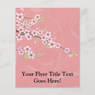Soft Pink Cherry Blossom Flyer
