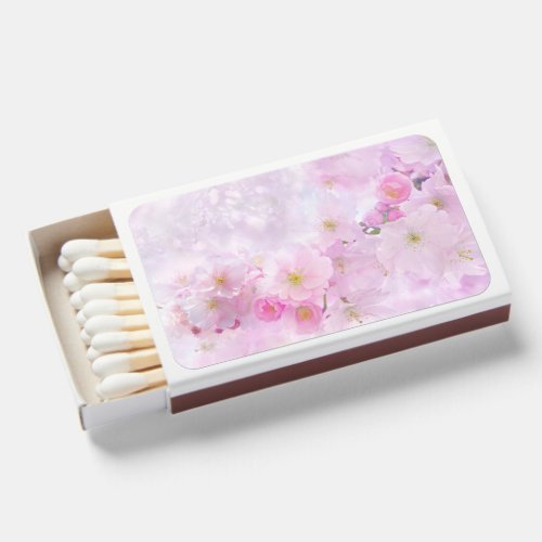 Soft Pink Cherry Blossom  Matchboxes
