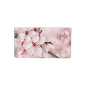 Soft Pink Cherry Tree Flowers Feminine Ladies Checkbook Cover (Front)