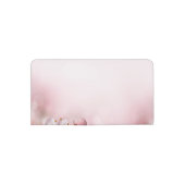 Soft Pink Cherry Tree Flowers Feminine Ladies Checkbook Cover (Back)