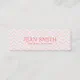 Soft Pink Chevron OB/GYN Business Card | Zazzle