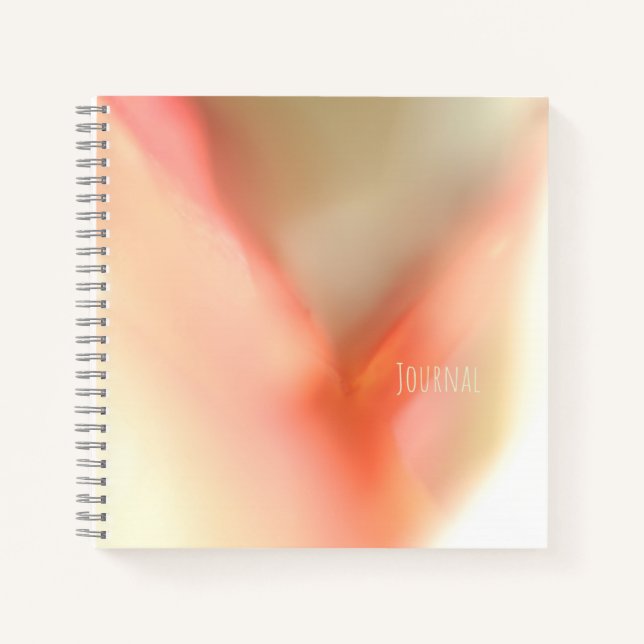 Soft Pink Color Spiral Notebook (Front)