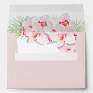 Soft Pink Envelope with Pink Floral Lining
