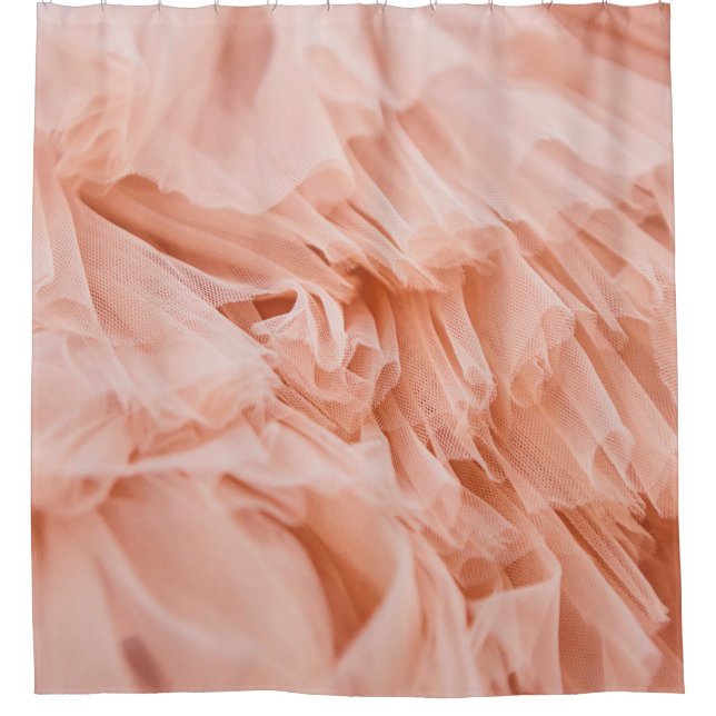 Soft pink fabric in pastel colors. Fabrics  Shower Curtain (Front)