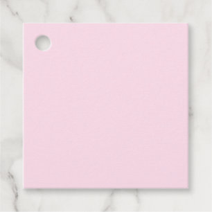 Soft Pink Favor Tags