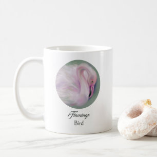 Soft Pink Flamingo Pastel Personalized Coffee Mug