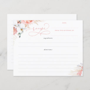 Soft Pink Floral Boho Bridal Shower Recipe