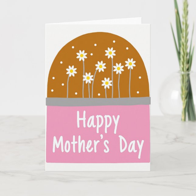 Soft Pink Floral Card (Front)