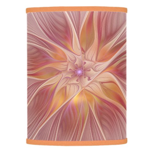 Soft Pink Floral Dream Abstract Fractal Art Flower Lamp Shade